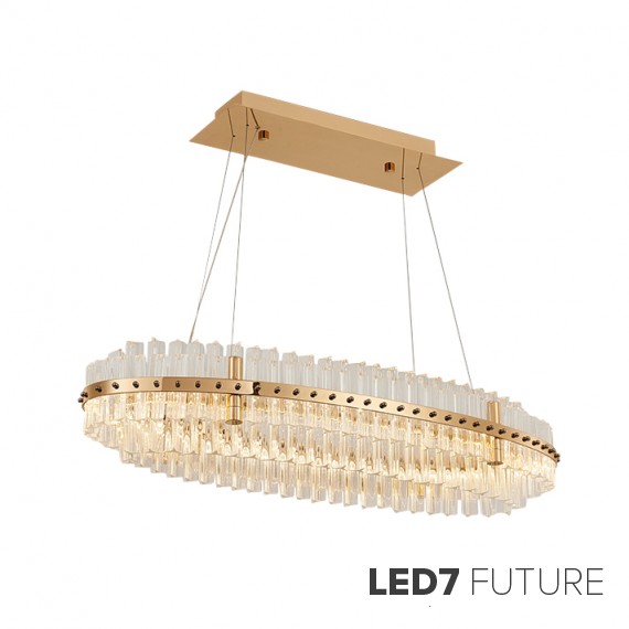 Loft Industry Modern - Bricky Oval Chandelier2